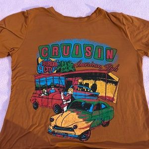 Brown SHEIN t-shirt size small